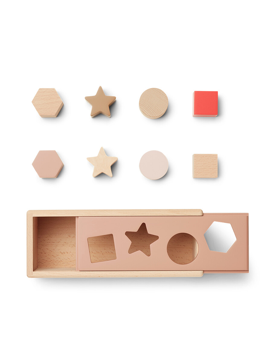 Midas puttekasse, geometric tuscany rose multi mix fra Liewood