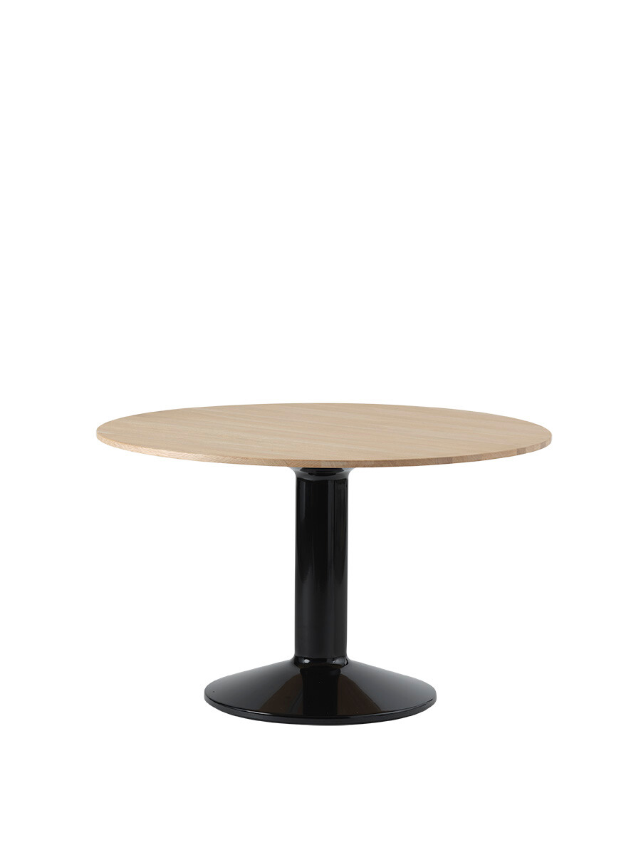 Billede af Midst Table Ø 120 cm, oiled oak fra Muuto (Oiled Oak / Black)