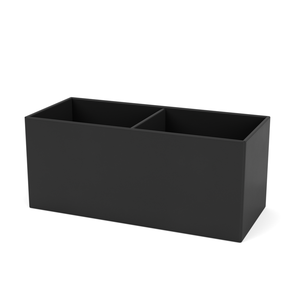 Plantekasse B69,6 cm fra Montana (Dybde: 30 cm, Black, Ingen tilføjelse)