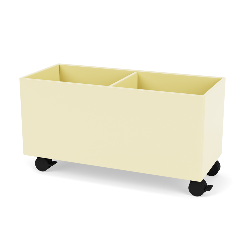 Plantekasse B69,6 cm fra Montana (Dybde: 30 cm, Camomile, Inkl. hjul)