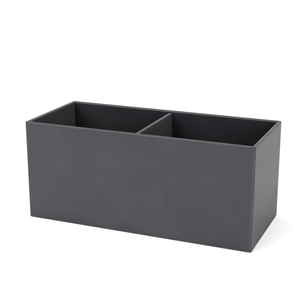 Plantekasse B69,6 cm fra Montana (Dybde: 30 cm, Coal, Ingen tilføjelse)