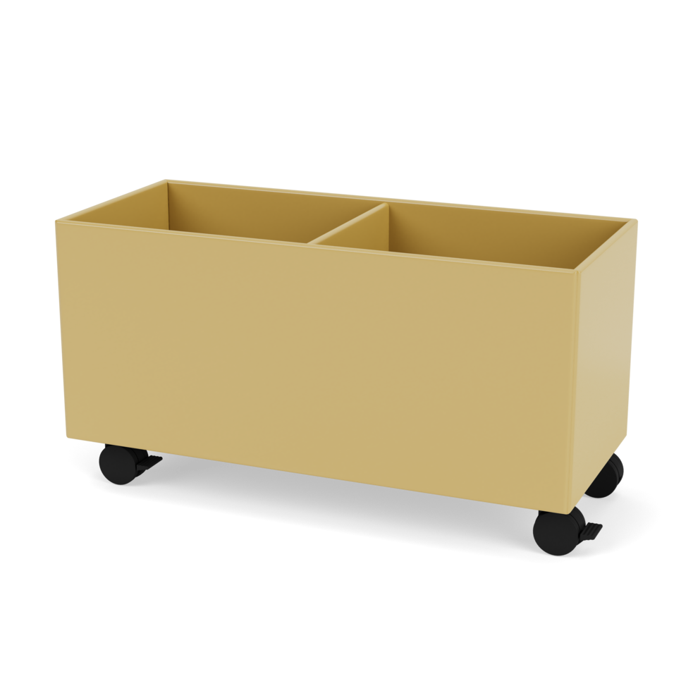 Plantekasse B69,6 cm fra Montana (Dybde: 30 cm, Cumin, Inkl. hjul)