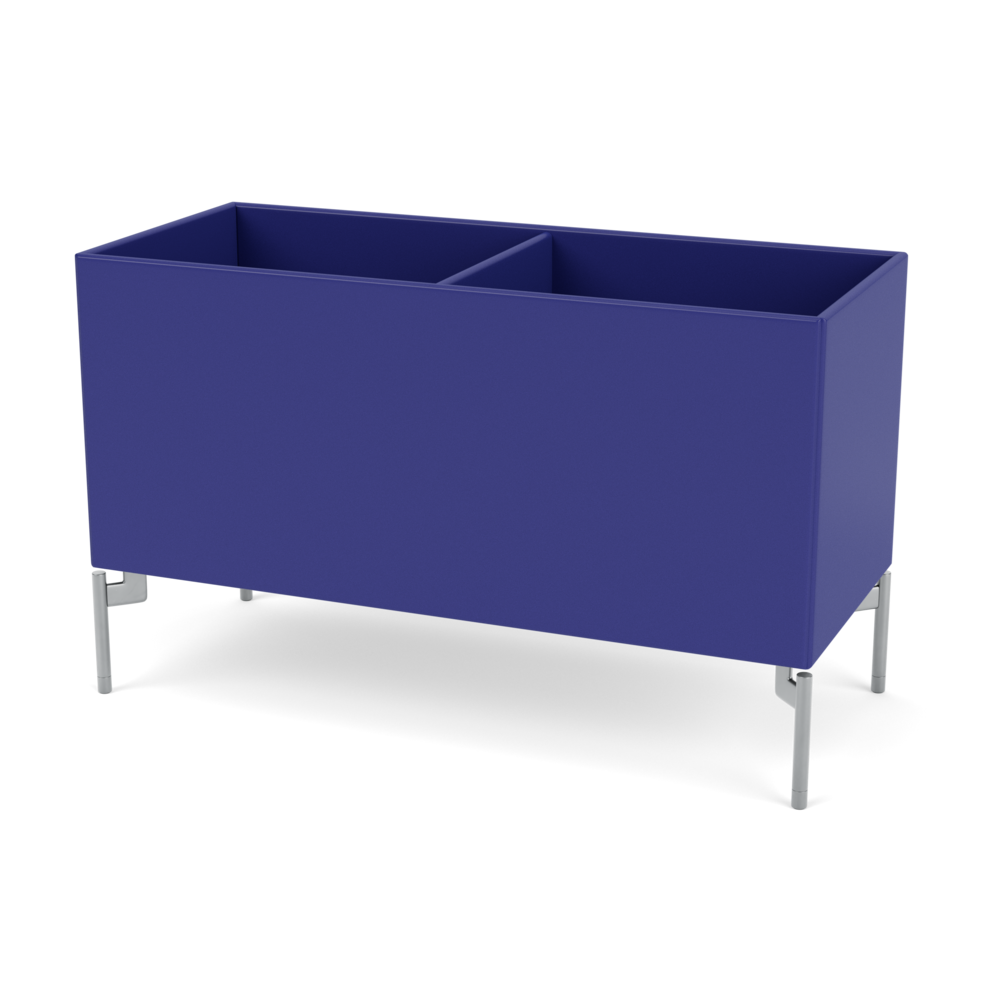 Plantekasse B69,6 cm fra Montana (Dybde: 30 cm, Monarch, Inkl. ben – krom)