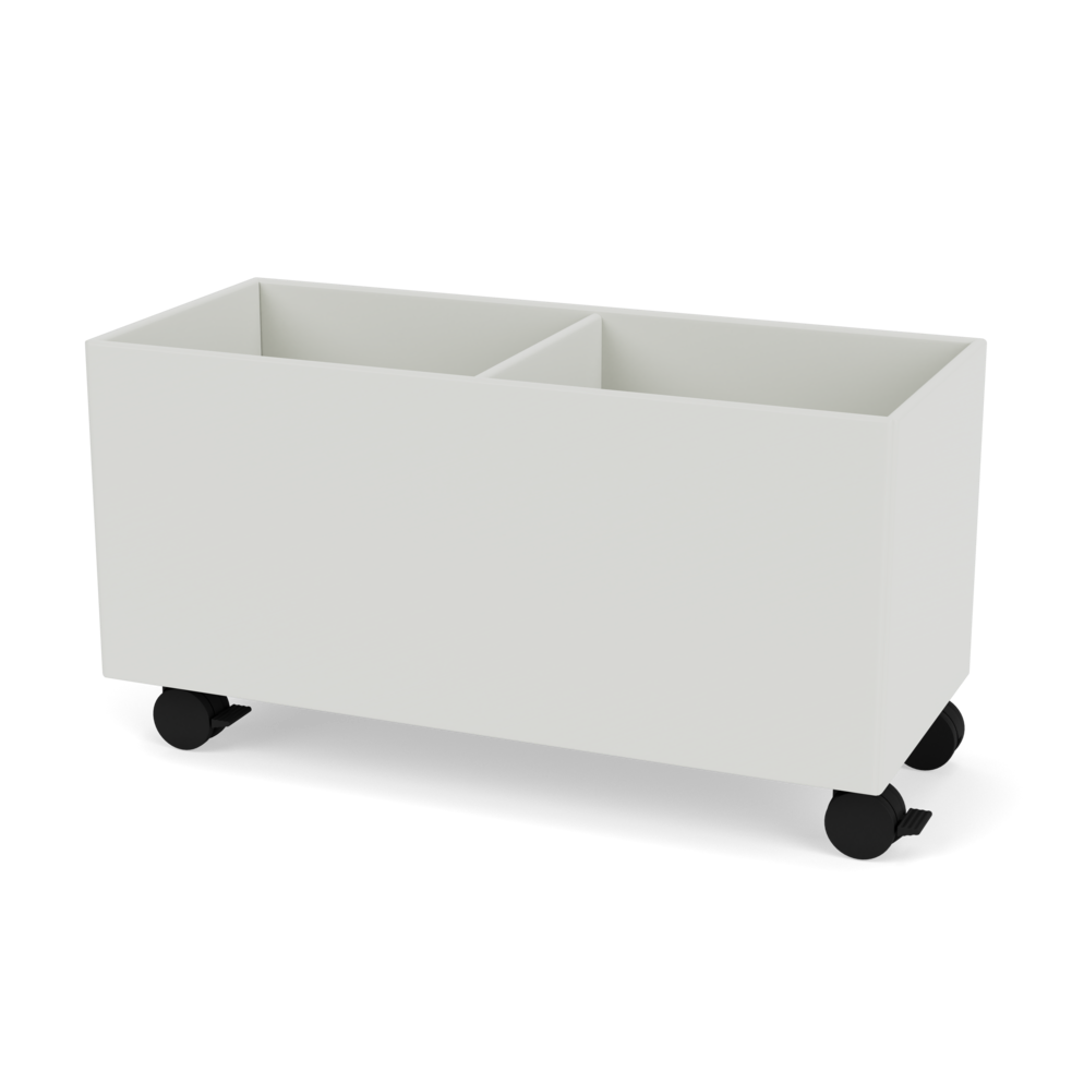 Plantekasse B69,6 cm fra Montana (Dybde: 30 cm, Nordic, Inkl. hjul)