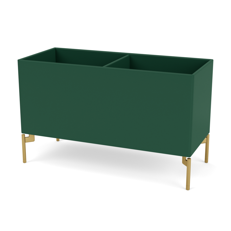 Plantekasse B69,6 cm fra Montana (Dybde: 30 cm, Pine, Inkl. ben – messing)