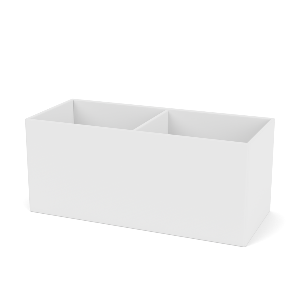 Plantekasse B69,6 cm fra Montana (Dybde: 30 cm, Snow, Ingen tilføjelse)