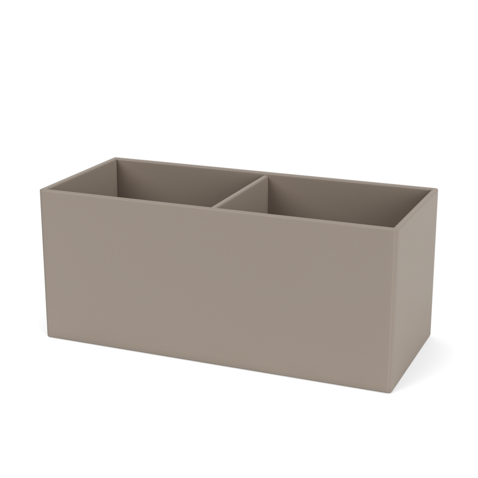 Plantekasse B69,6 cm fra Montana (Dybde: 30 cm, Truffle, Ingen tilføjelse)