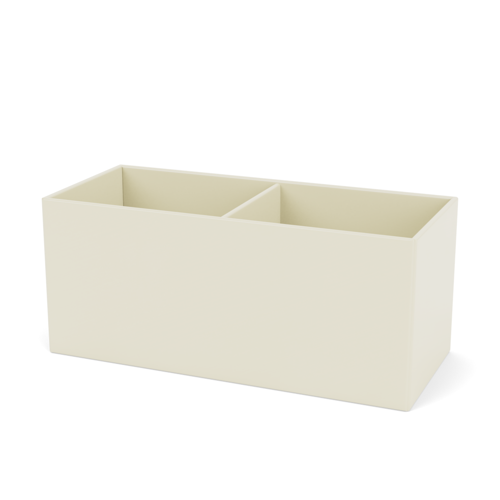 Plantekasse B69,6 cm fra Montana (Dybde: 30 cm, Vanilla, Ingen tilføjelse)