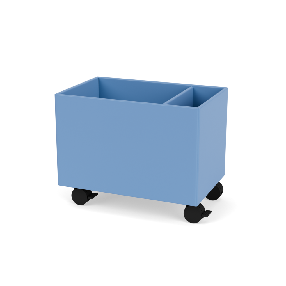 Plantekasse B46,8 cm fra Montana (Dybde: 30 cm, Azure, Inkl. hjul)