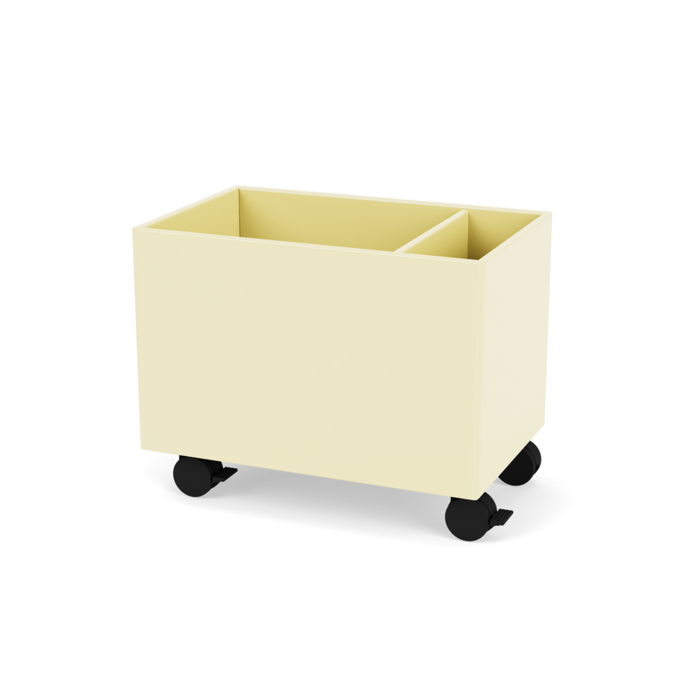 Plantekasse B46,8 cm fra Montana (Dybde: 30 cm, Camomile, Inkl. hjul)