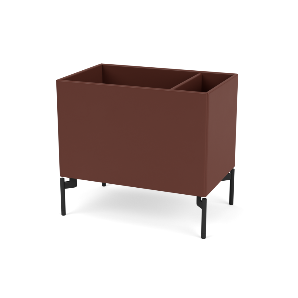 Plantekasse B46,8 cm fra Montana (Dybde: 30 cm, Masala, Inkl. ben – black)