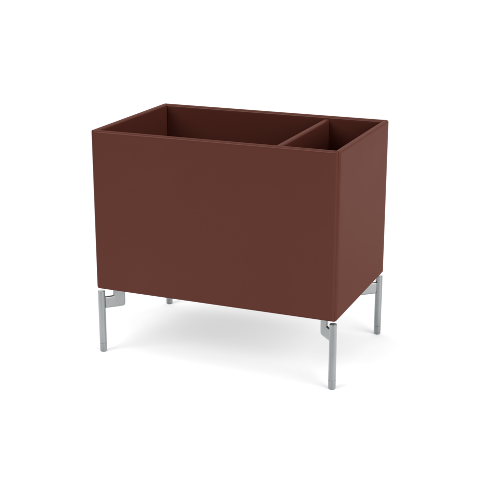 Plantekasse B46,8 cm fra Montana (Dybde: 30 cm, Masala, Inkl. ben – krom)