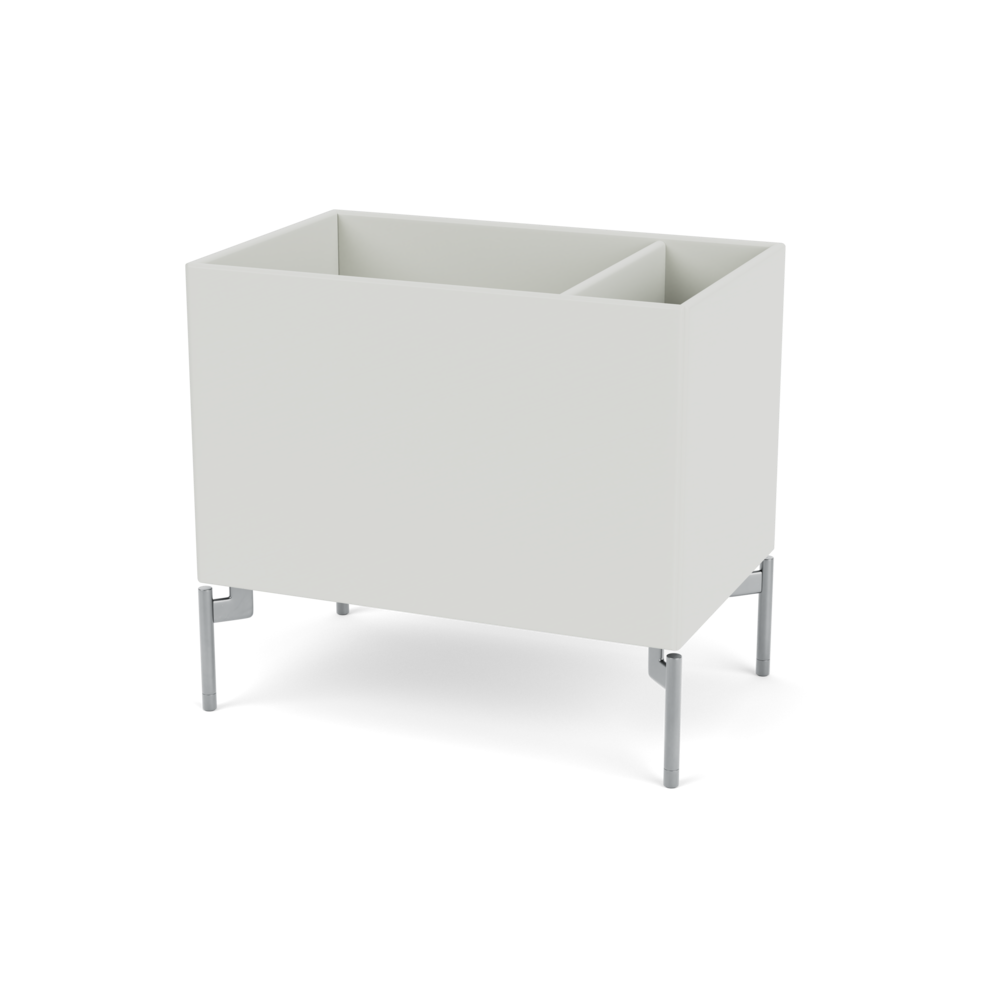 Plantekasse B46,8 cm fra Montana (Dybde: 30 cm, Nordic, Inkl. ben – krom)