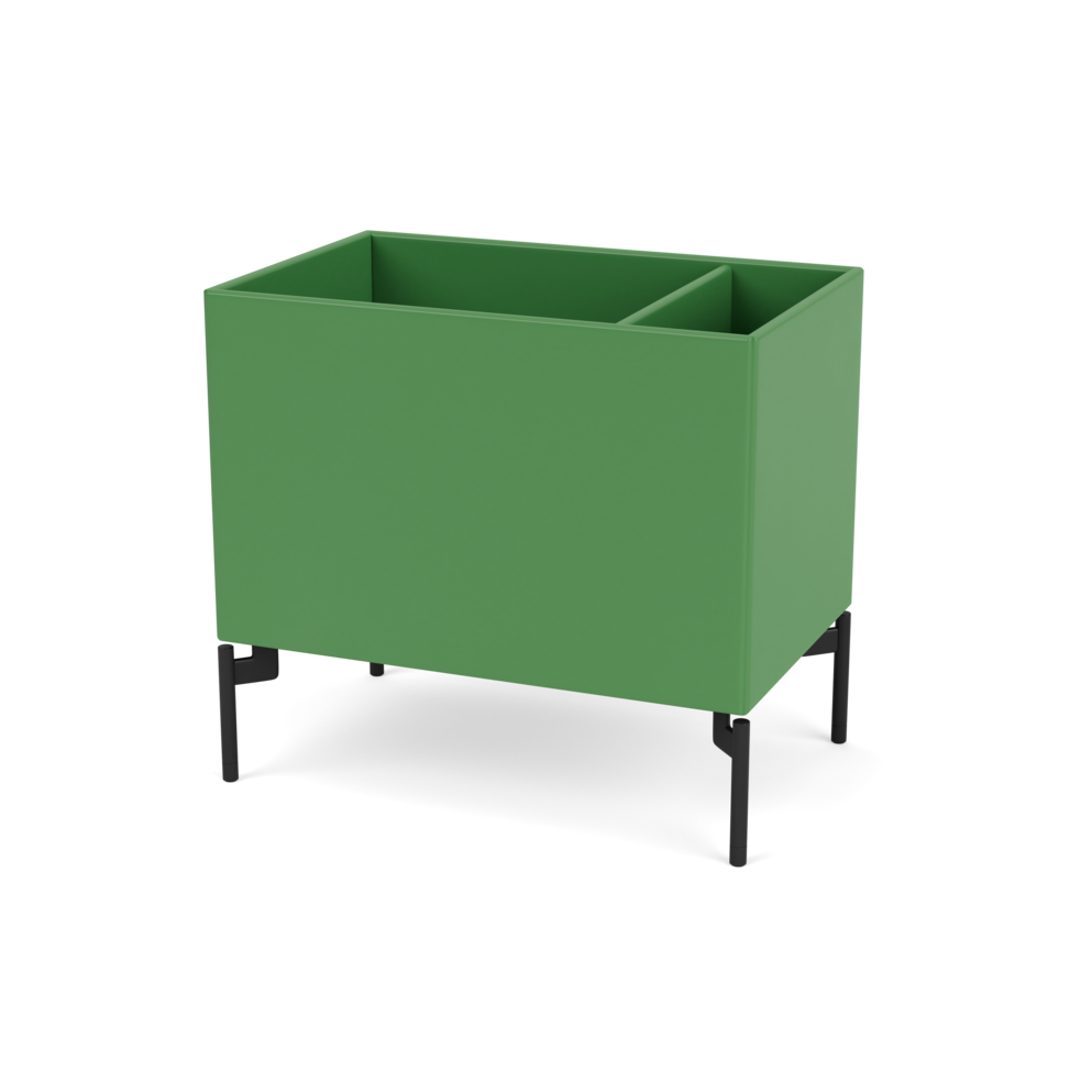 Plantekasse B46,8 cm fra Montana (Dybde: 30 cm, Parsley, Inkl. ben – black)