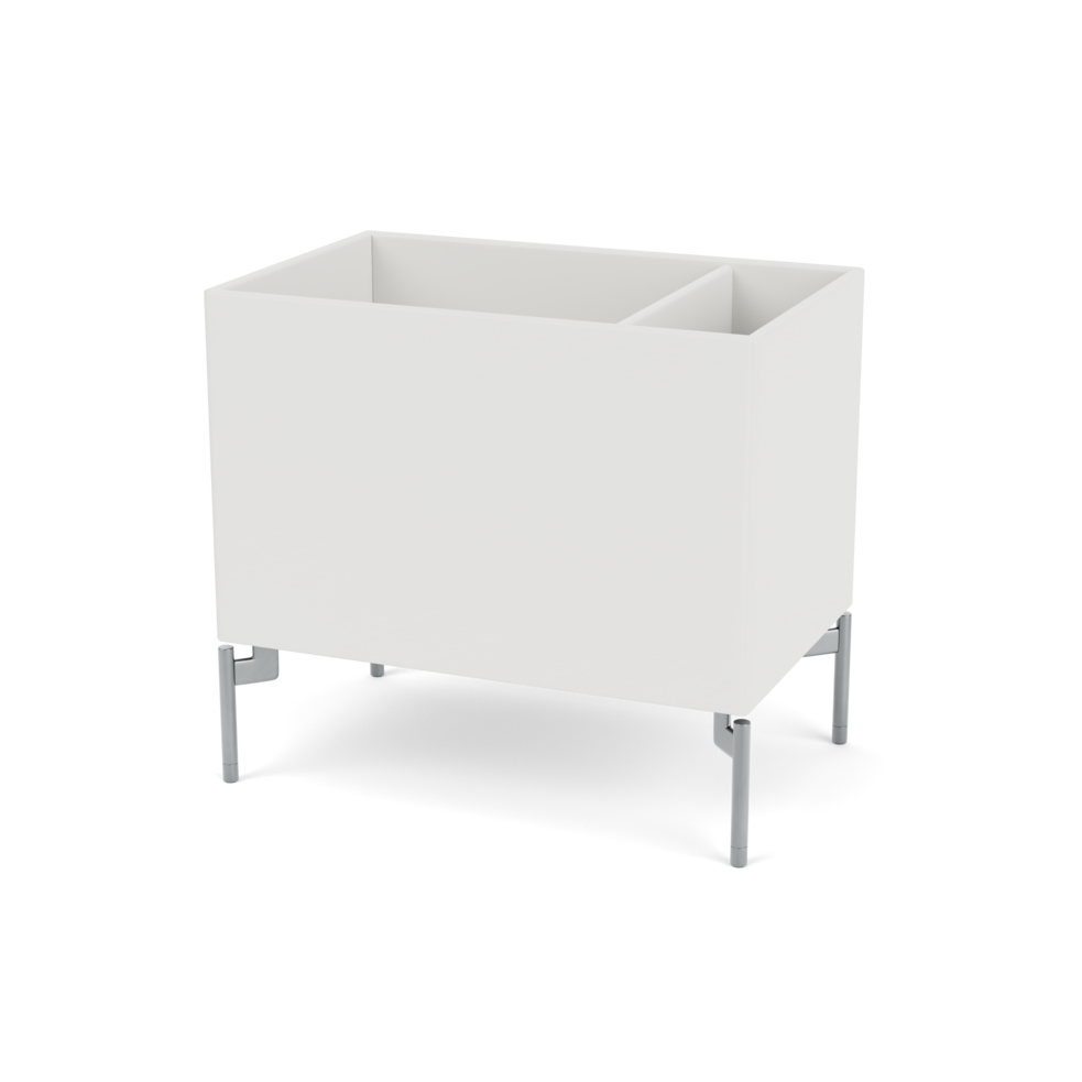 Plantekasse B46,8 cm fra Montana (Dybde: 30 cm, Hvid (white 01), Inkl. ben – krom)