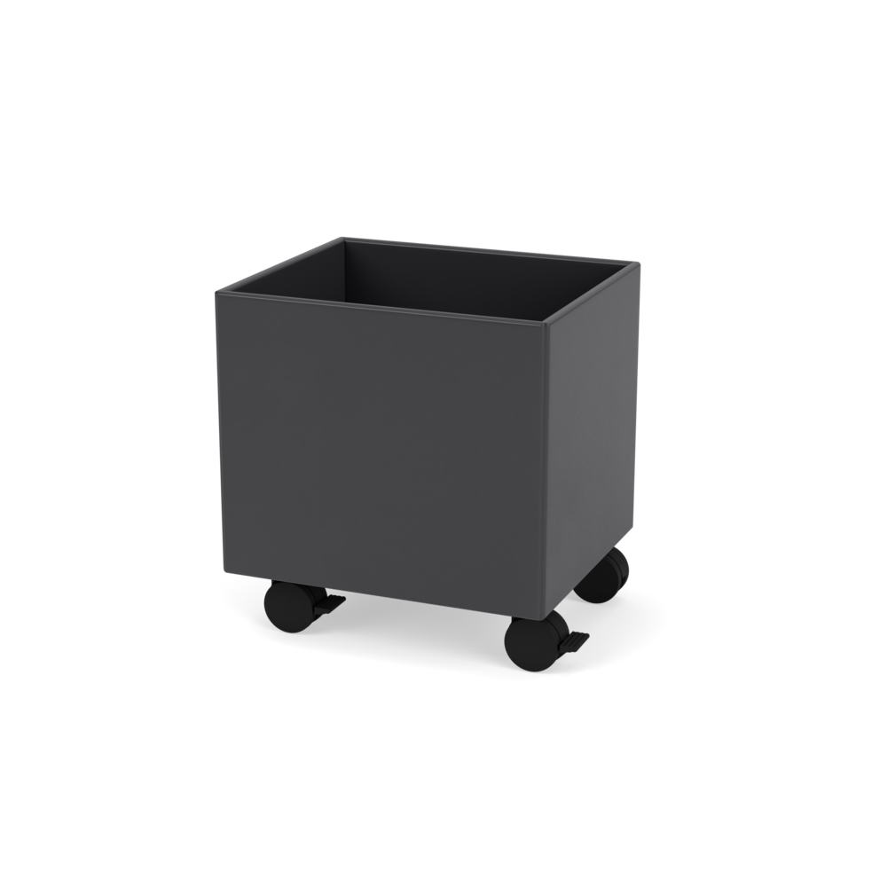 Plantekasse B35,4 cm fra Montana (Dybde: 30 cm, Anthracite, Inkl. hjul)