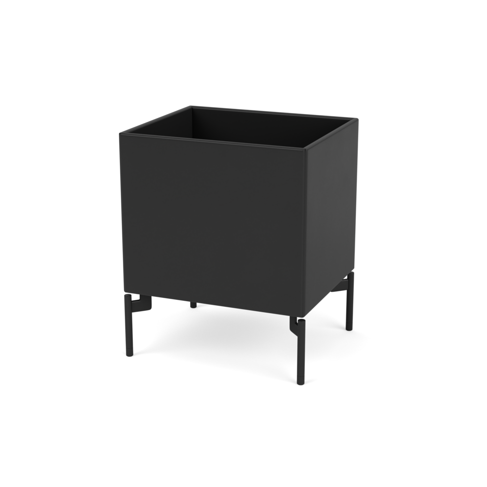Plantekasse B35,4 cm fra Montana (Dybde: 30 cm, Black, Inkl. ben – black)