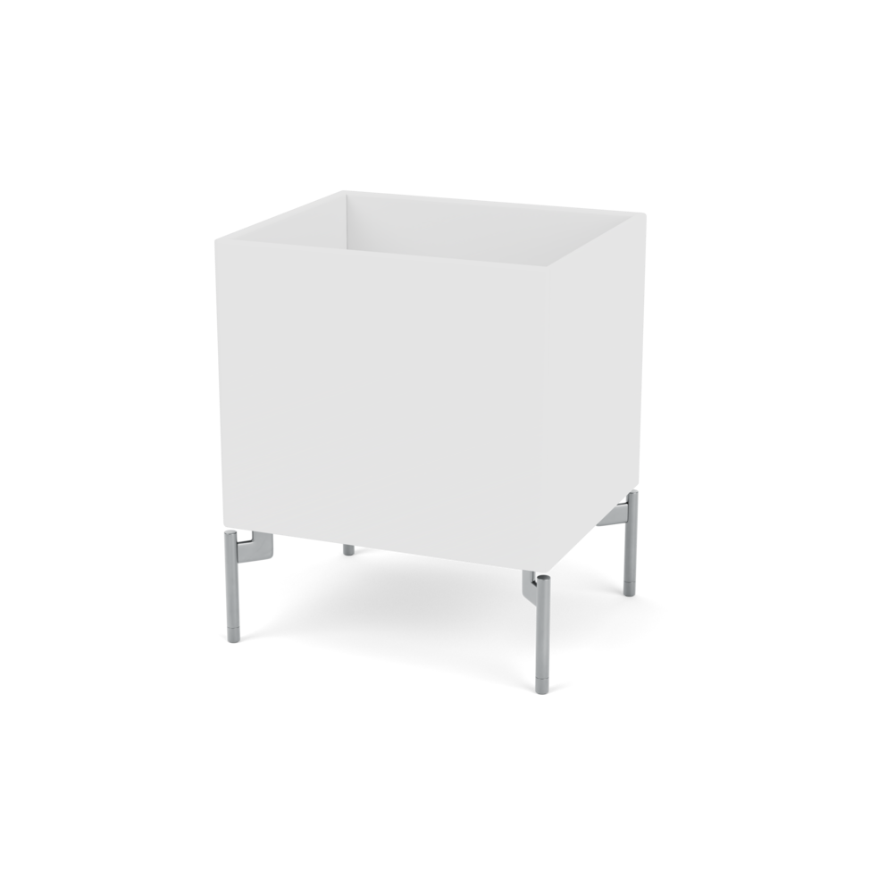Plantekasse B35,4 cm fra Montana (Dybde: 30 cm, New white, Inkl. ben – krom)