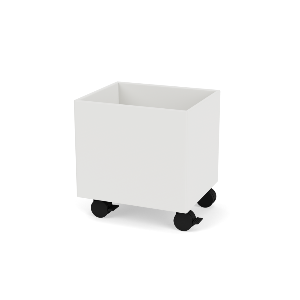 Plantekasse B35,4 cm fra Montana (Dybde: 30 cm, Hvid (white 01), Inkl. hjul)