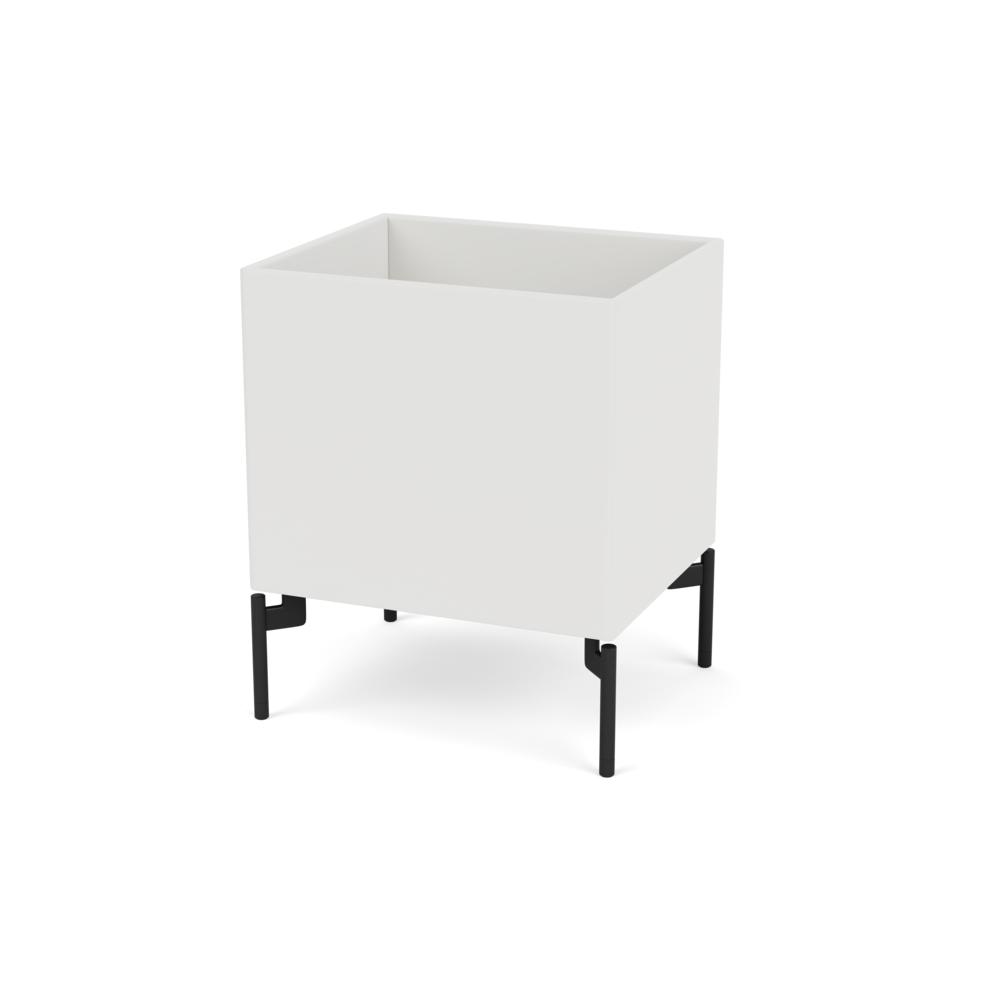 Plantekasse B35,4 cm fra Montana (Dybde: 30 cm, Hvid (white 01), Inkl. ben – black)