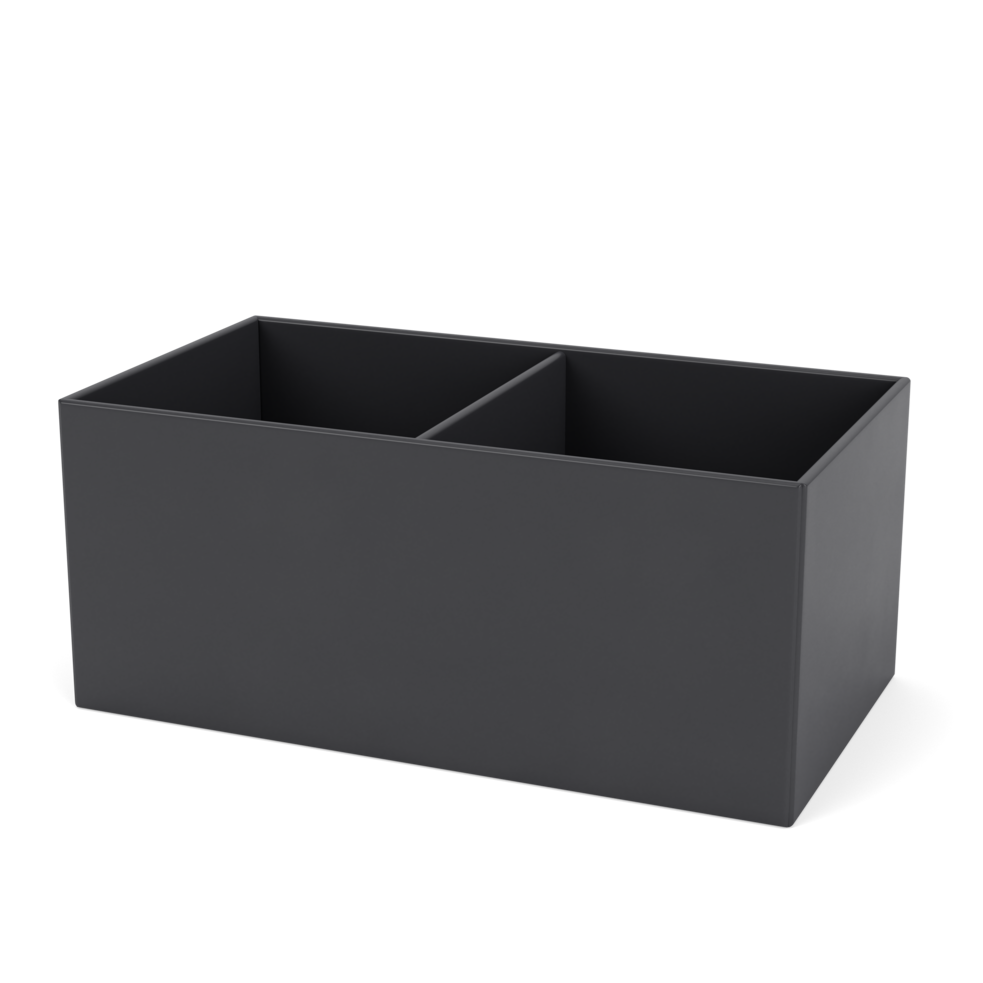 Plantekasse B69,6 cm fra Montana (Dybde: 38 cm, Anthracite, Ingen tilføjelse)