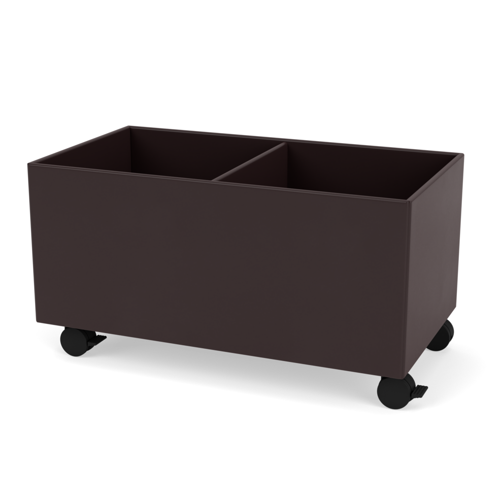 Plantekasse B69,6 cm fra Montana (Dybde: 38 cm, Balsamic, Inkl. hjul)
