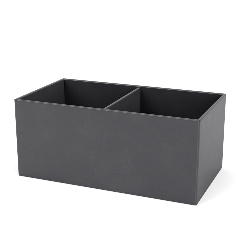 Plantekasse B69,6 cm fra Montana (Dybde: 38 cm, Coal, Ingen tilføjelse)