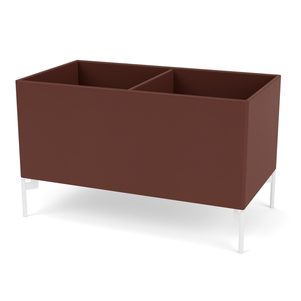 Plantekasse B69,6 cm fra Montana (Dybde: 38 cm, Masala, Inkl. ben – snow)