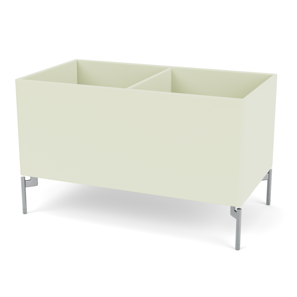 Plantekasse B69,6 cm fra Montana (Dybde: 38 cm, Pomelo, Inkl. ben – krom)