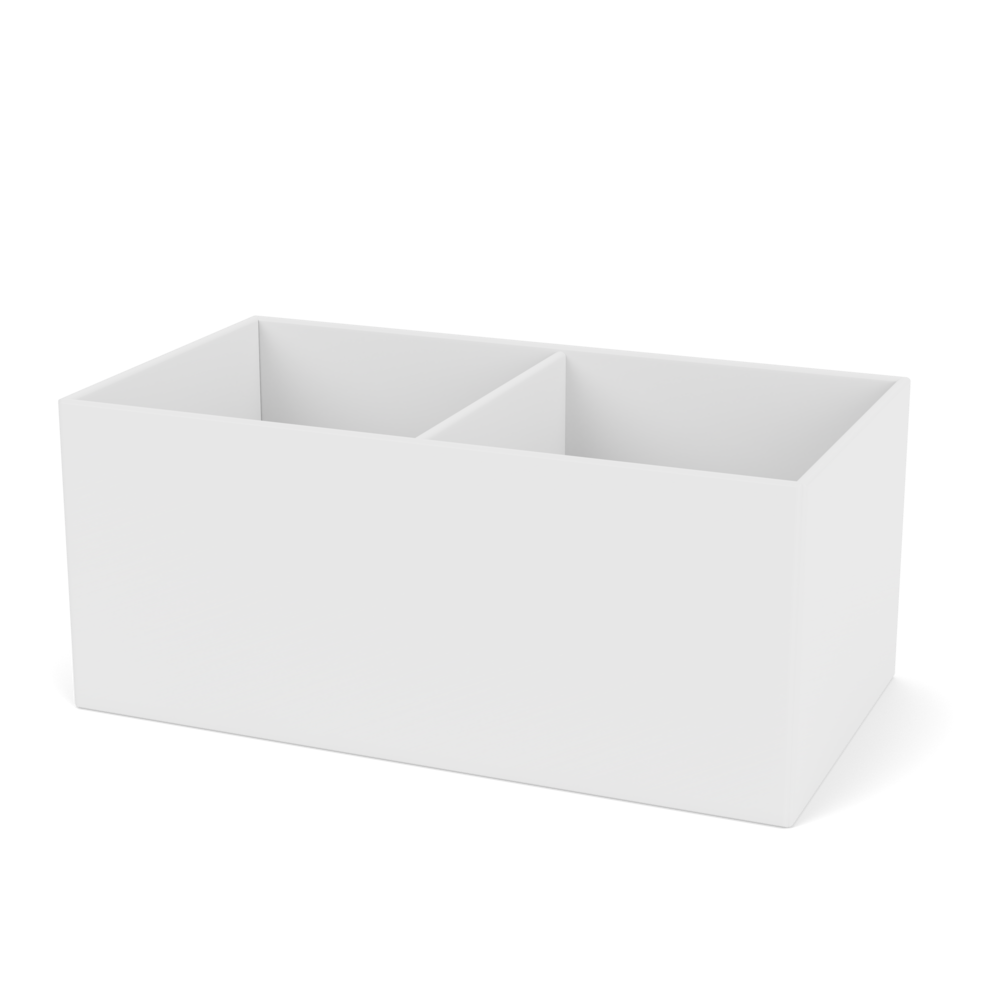 Plantekasse B69,6 cm fra Montana (Dybde: 38 cm, Snow, Ingen tilføjelse)