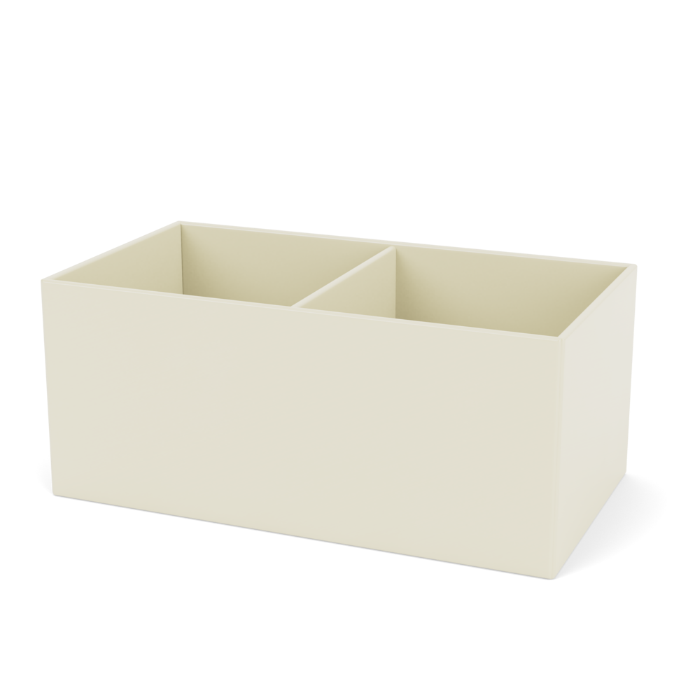 Plantekasse B69,6 cm fra Montana (Dybde: 38 cm, Vanilla, Ingen tilføjelse)