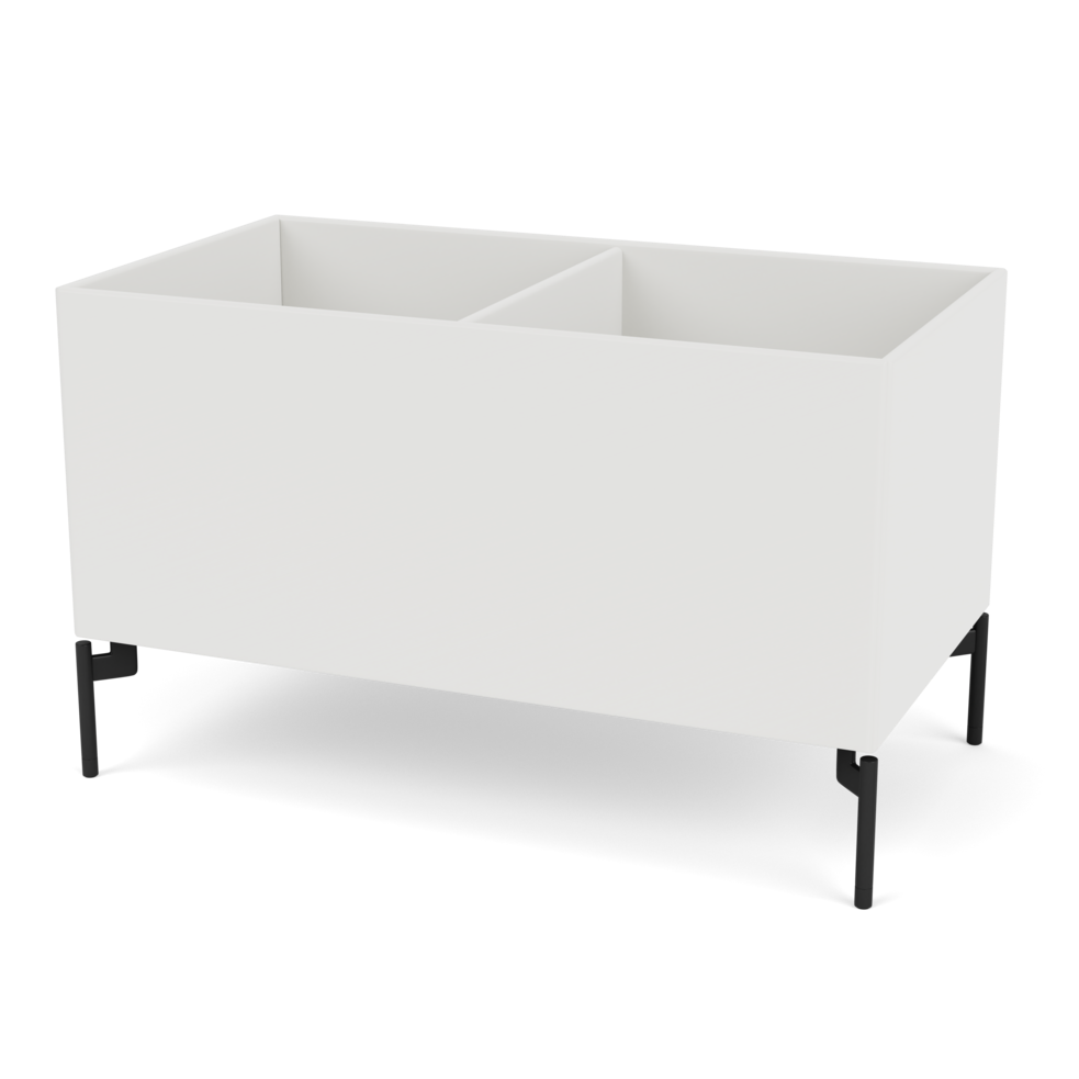 Plantekasse B69,6 cm fra Montana (Dybde: 38 cm, Hvid (white 01), Inkl. ben – black)