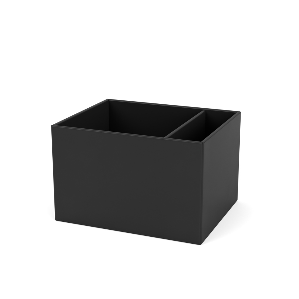 Plantekasse B46,8 cm fra Montana (Dybde: 38 cm, Black, Ingen tilføjelse)