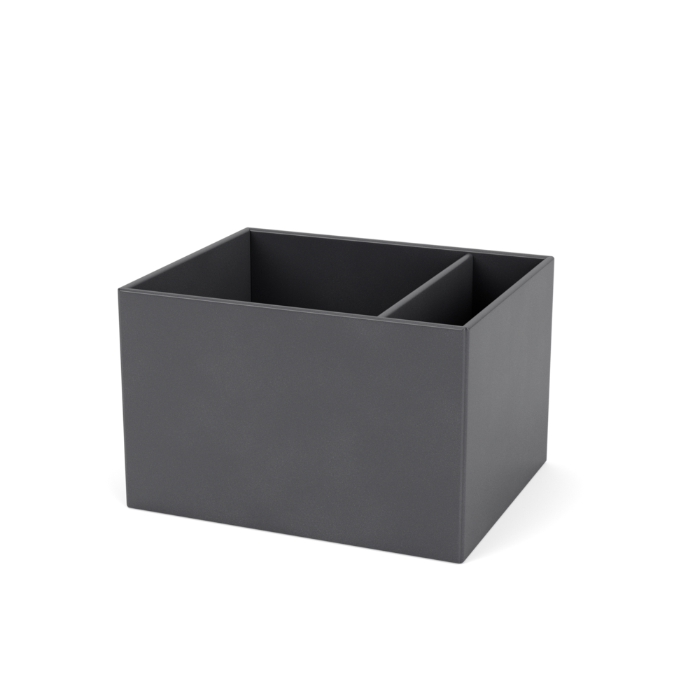 Plantekasse B46,8 cm fra Montana (Dybde: 38 cm, Coal, Ingen tilføjelse)