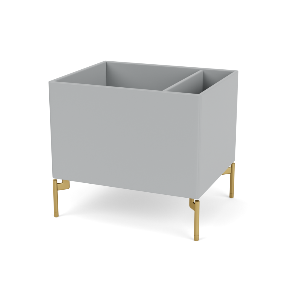 Plantekasse B46,8 cm fra Montana (Dybde: 38 cm, Fjord, Inkl. ben – messing)