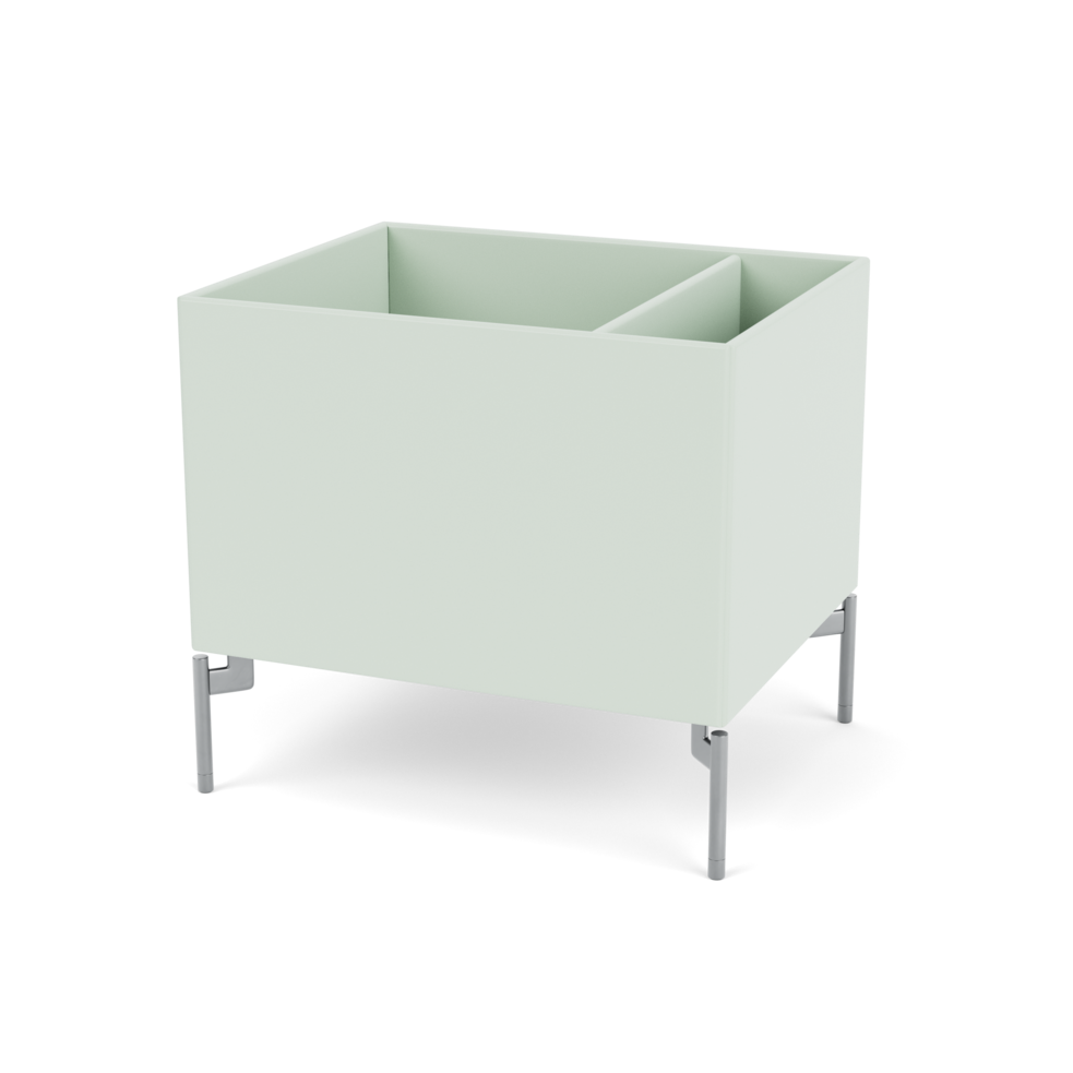 Plantekasse B46,8 cm fra Montana (Dybde: 38 cm, Mist, Inkl. ben – krom)