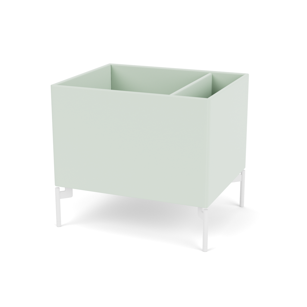 Plantekasse B46,8 cm fra Montana (Dybde: 38 cm, Mist, Inkl. ben – snow)