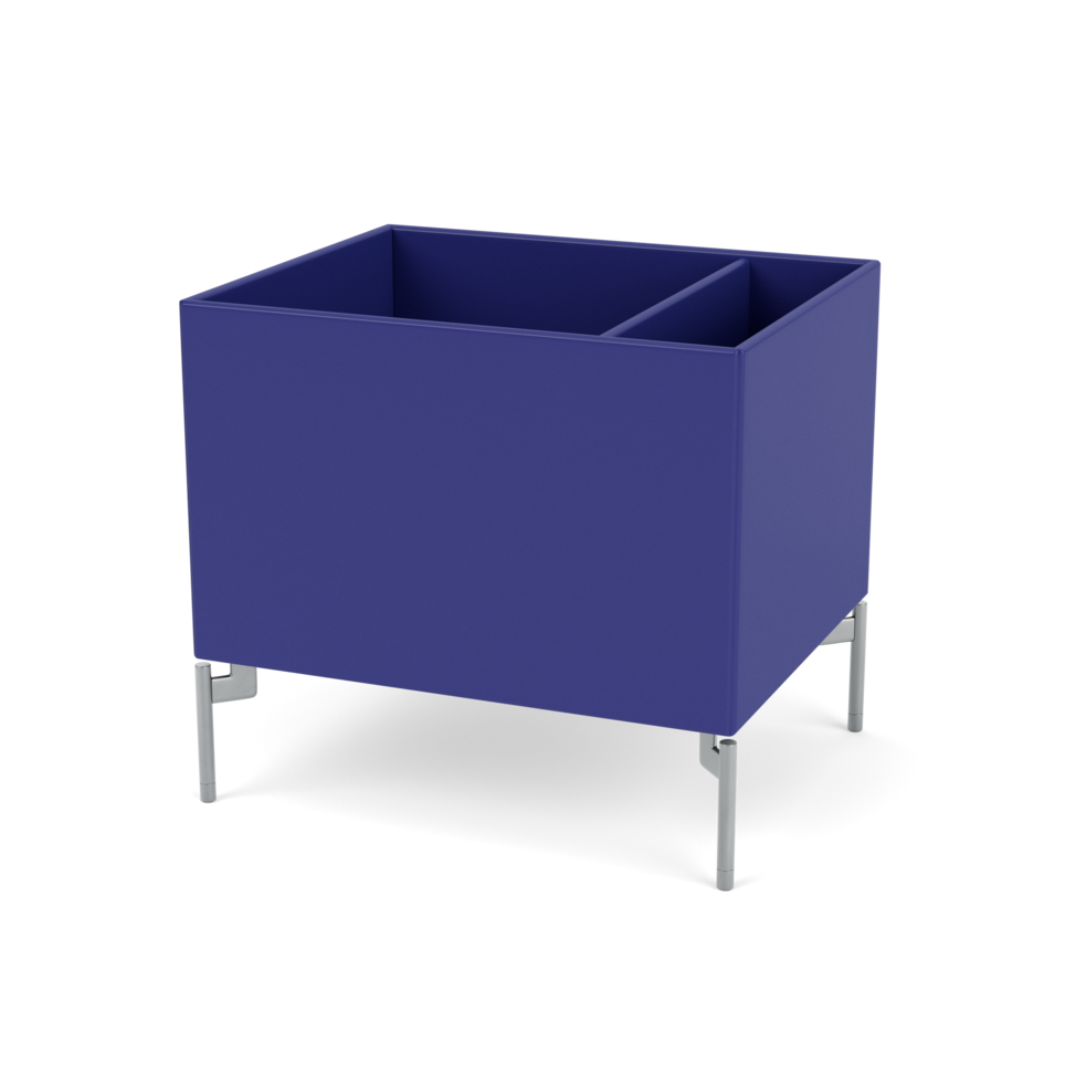 Plantekasse B46,8 cm fra Montana (Dybde: 38 cm, Monarch, Inkl. ben – krom)