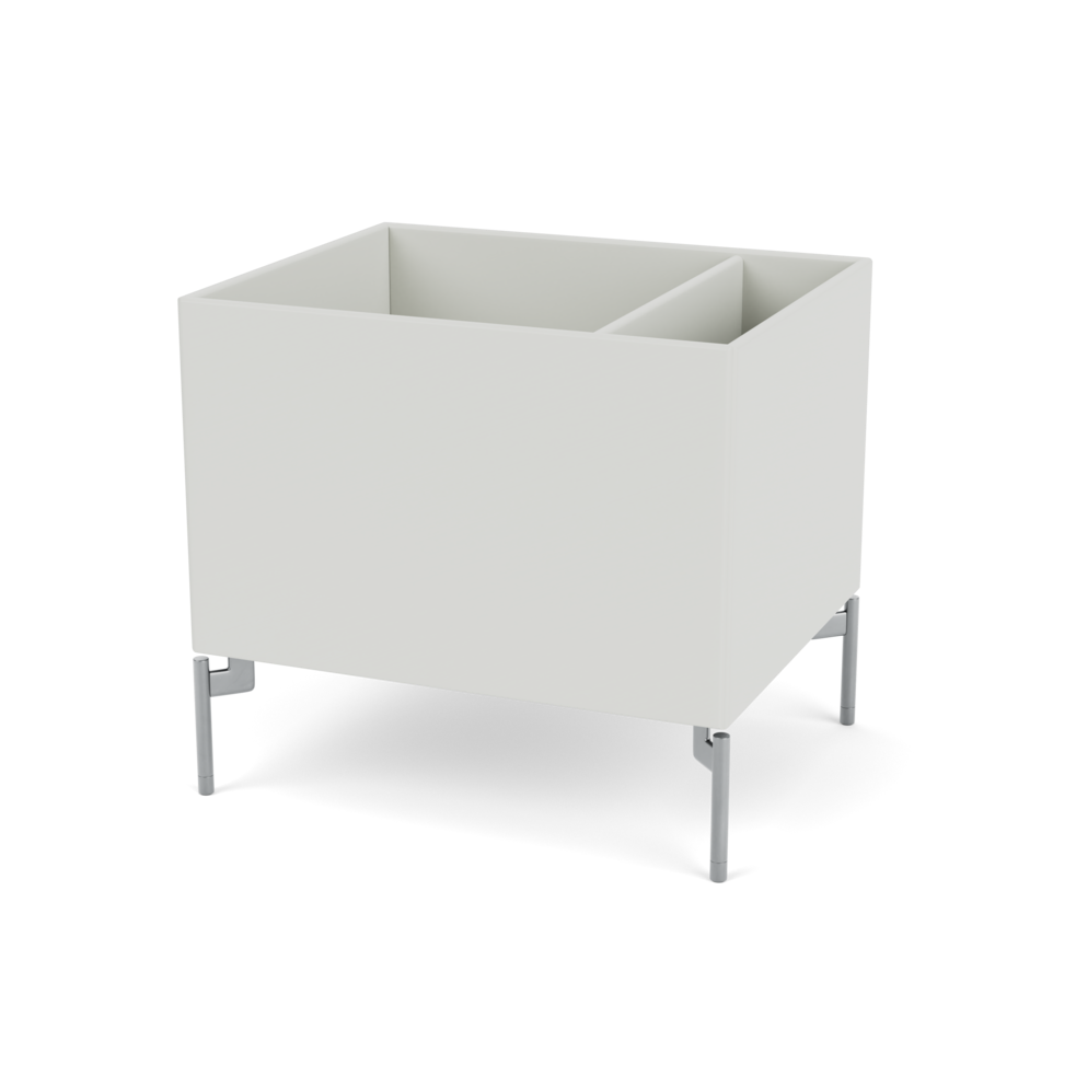 Plantekasse B46,8 cm fra Montana (Dybde: 38 cm, Nordic, Inkl. ben – krom)