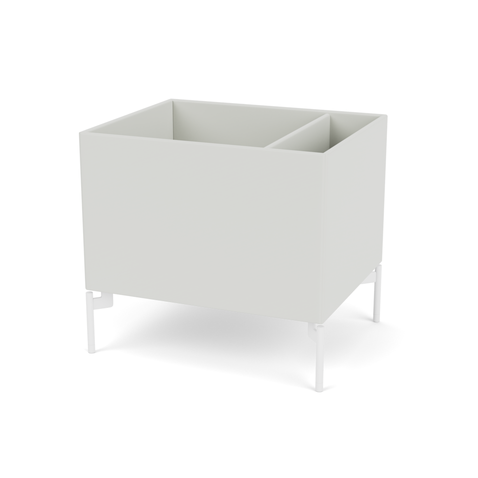 Plantekasse B46,8 cm fra Montana (Dybde: 38 cm, Nordic, Inkl. ben – snow)