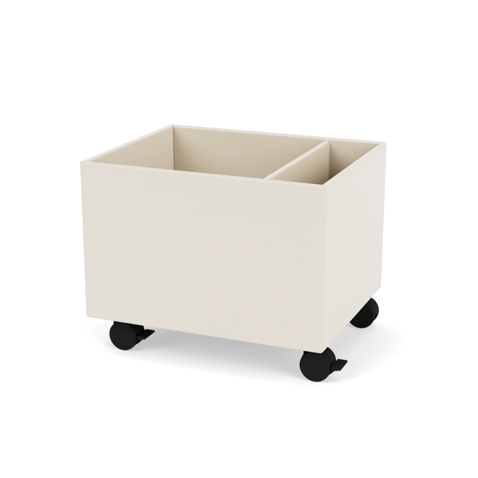 Plantekasse B46,8 cm fra Montana (Dybde: 38 cm, Oat, Inkl. hjul)