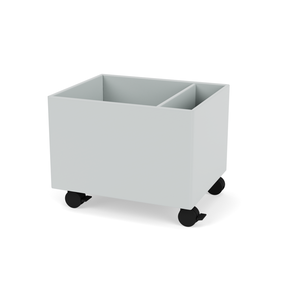 Plantekasse B46,8 cm fra Montana (Dybde: 38 cm, Oyster, Inkl. hjul)