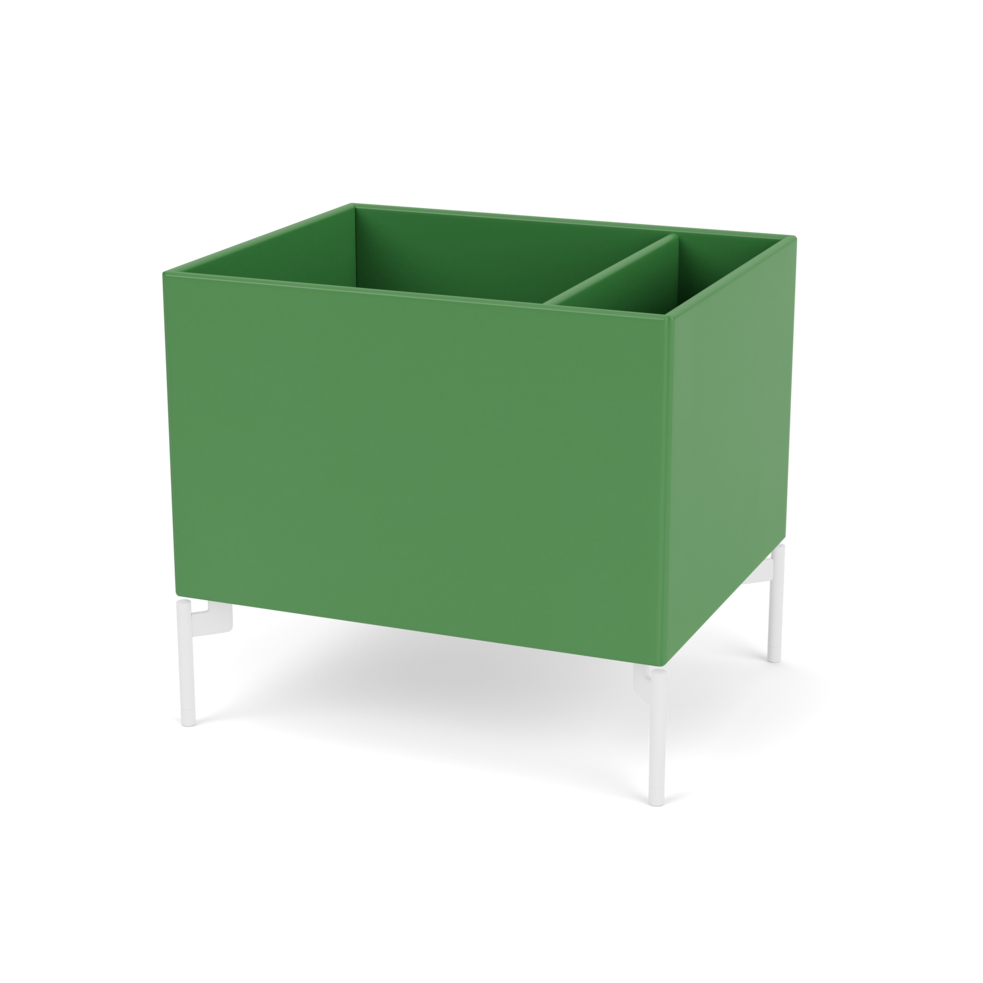 Plantekasse B46,8 cm fra Montana (Dybde: 38 cm, Parsley, Inkl. ben – snow)