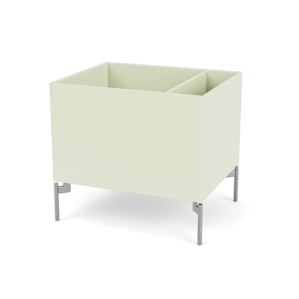 Plantekasse B46,8 cm fra Montana (Dybde: 38 cm, Pomelo, Inkl. ben – krom)