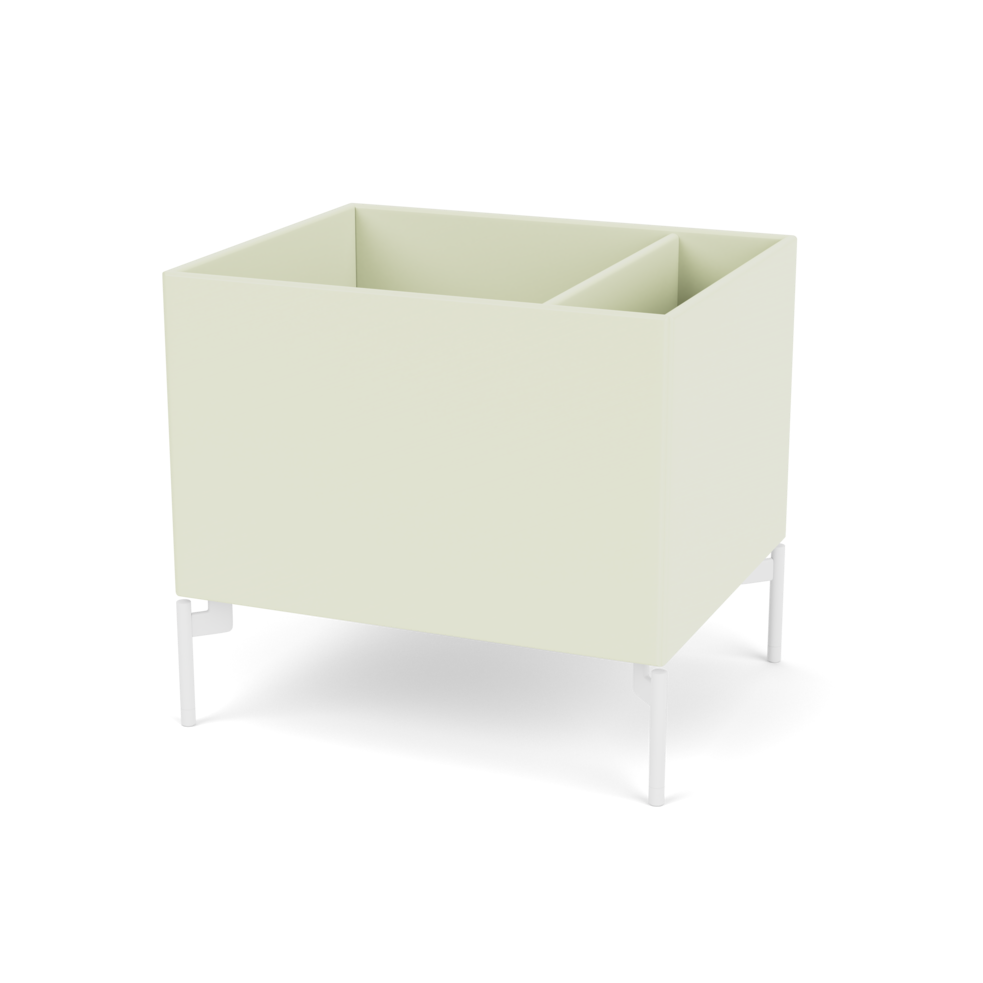 Plantekasse B46,8 cm fra Montana (Dybde: 38 cm, Pomelo, Inkl. ben – snow)