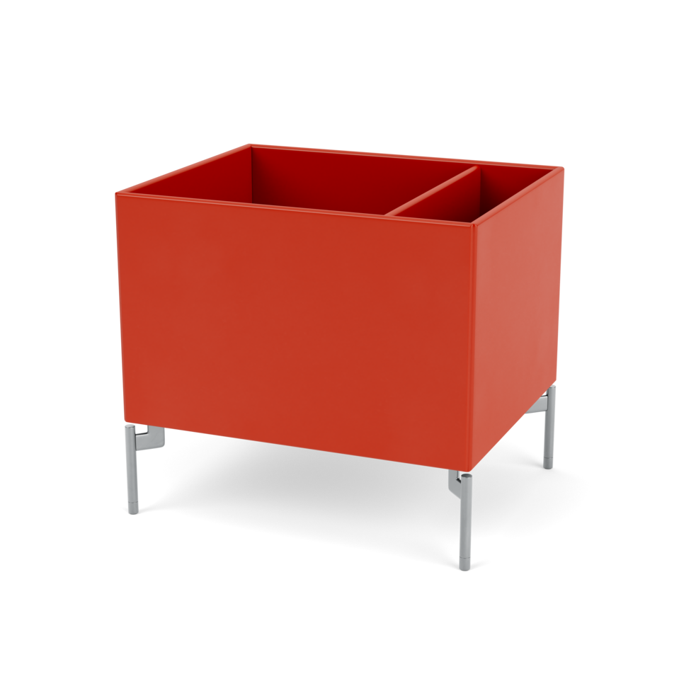Plantekasse B46,8 cm fra Montana (Dybde: 38 cm, Rosehip, Inkl. ben – krom)