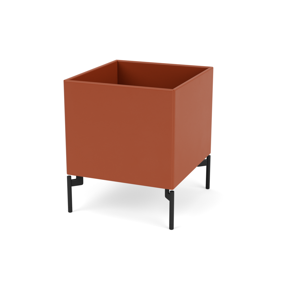 Plantekasse B35,4 cm fra Montana (Dybde: 38 cm, Hokkaido, Inkl. ben – black)