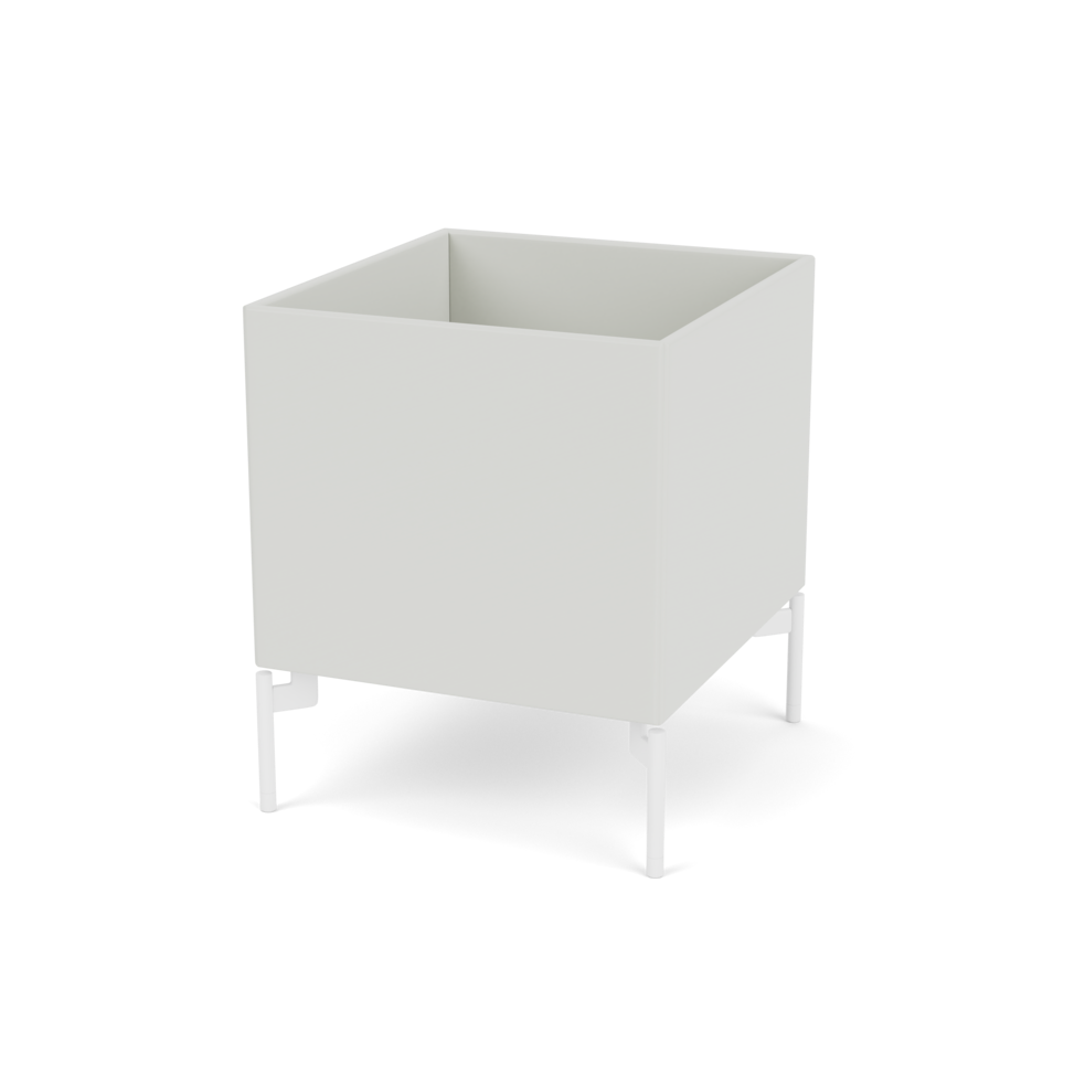 Plantekasse B35,4 cm fra Montana (Dybde: 38 cm, Nordic, Inkl. ben – snow)