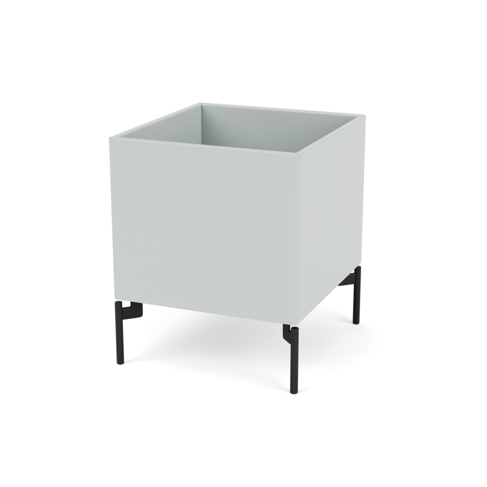 Plantekasse B35,4 cm fra Montana (Dybde: 38 cm, Oyster, Inkl. ben – black)
