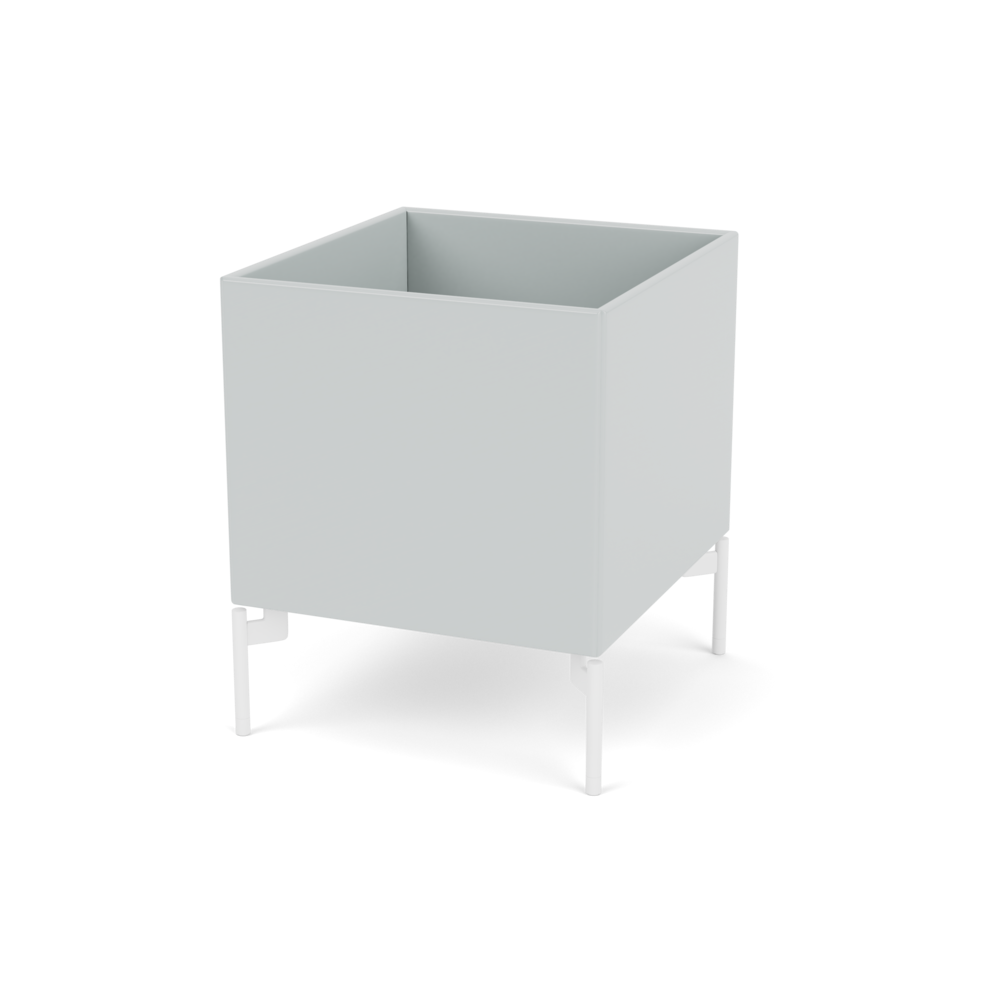 Plantekasse B35,4 cm fra Montana (Dybde: 38 cm, Oyster, Inkl. ben – snow)